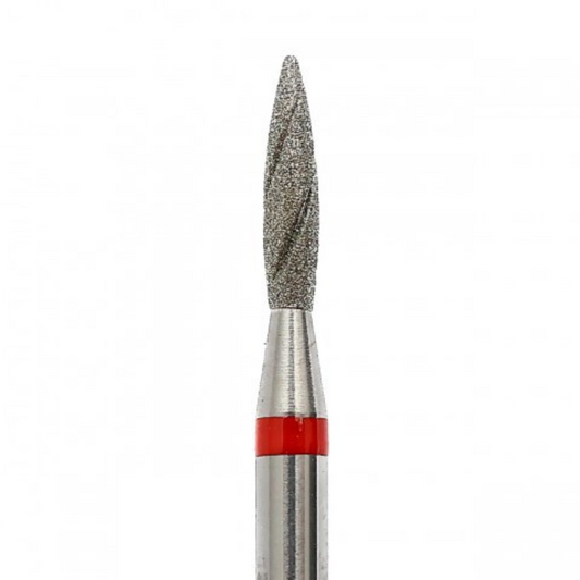 Cuticle drill bit COOLING flame red 018- C109