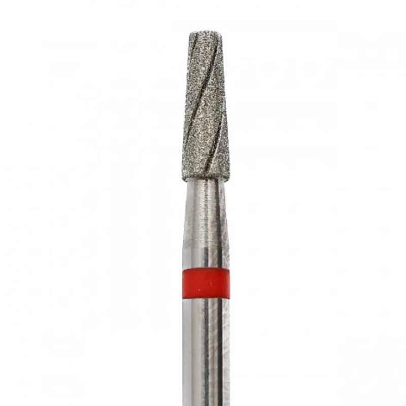 Cuticle drill bit COOLING cone red 025- C111