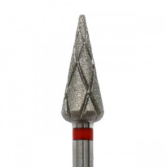 Cuticle drill bit COOLING cone red 050- C113