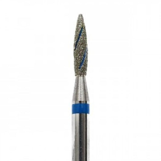Cuticle drill bit COOLING flame blue 018- C117
