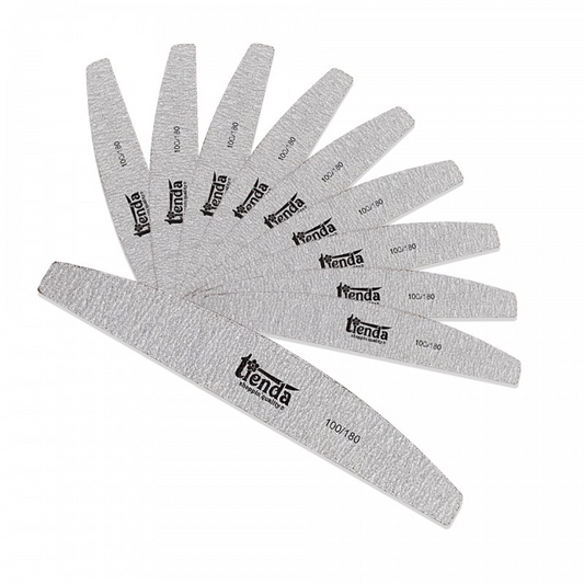 Tienda Nail File Zebra 100/180- set of 10
