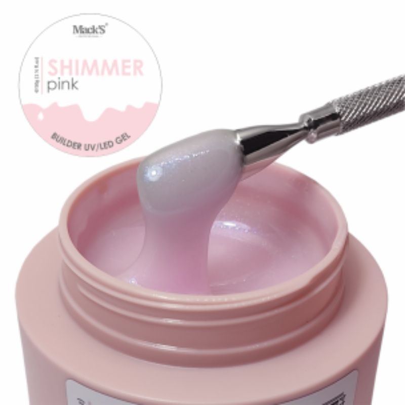 Macks Shimmer Pink Builder 50g