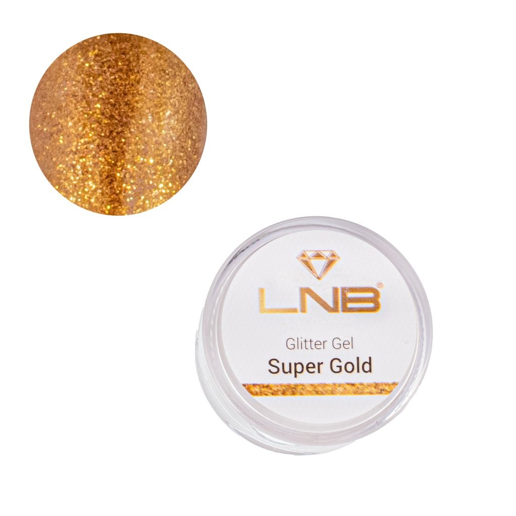 LNB Glitter Gel Super Gold 5ml