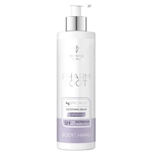 PHARM FOOT AGSPECIALIST – SOOTHING BODY AND HAND BALM WITH MICROSILVER AND SHEA BUTTER 400ml