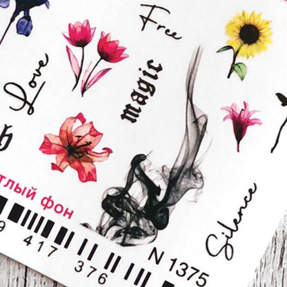 Mimona Nail Water Decal Stickers N1375-MAGIC