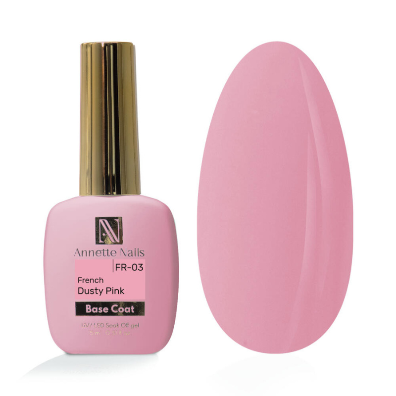 Annette Rubber Base French Dusty Pink FR-03