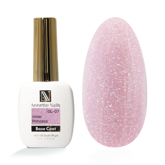 Annette Rubber Base Glitter Princess GL-07