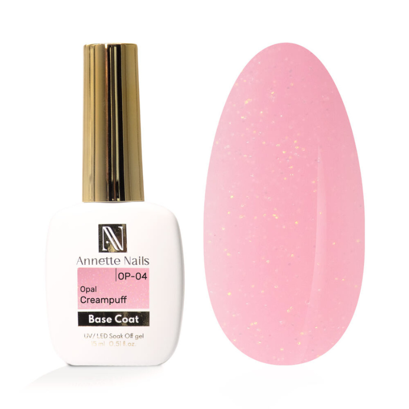 Annette Rubber Base Opal Cream Puff OP-04