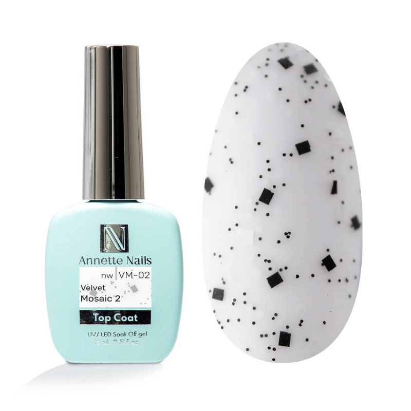 Annette Top Coat Velvet Mosaic 2 no wipe VM-02