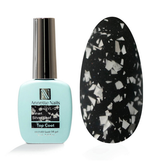 Annette Top Coat Velvet silver leaf no wipe VL-01