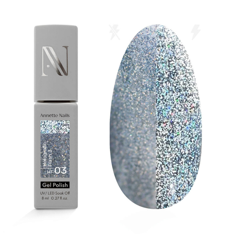 Annette Gel Polish Holographic Flash HF-03
