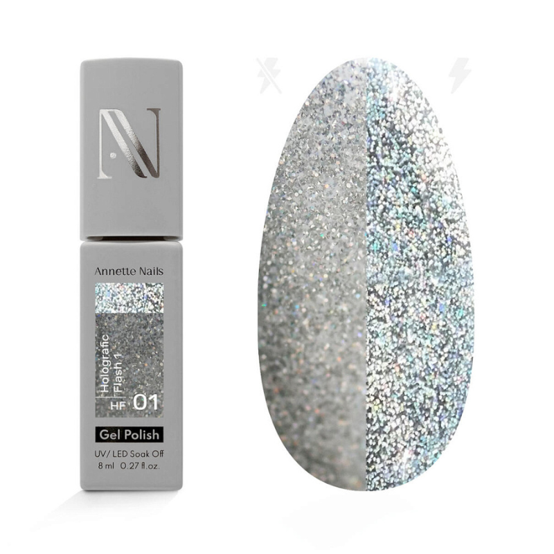Annette Gel Polish Holographic Flash HF-01
