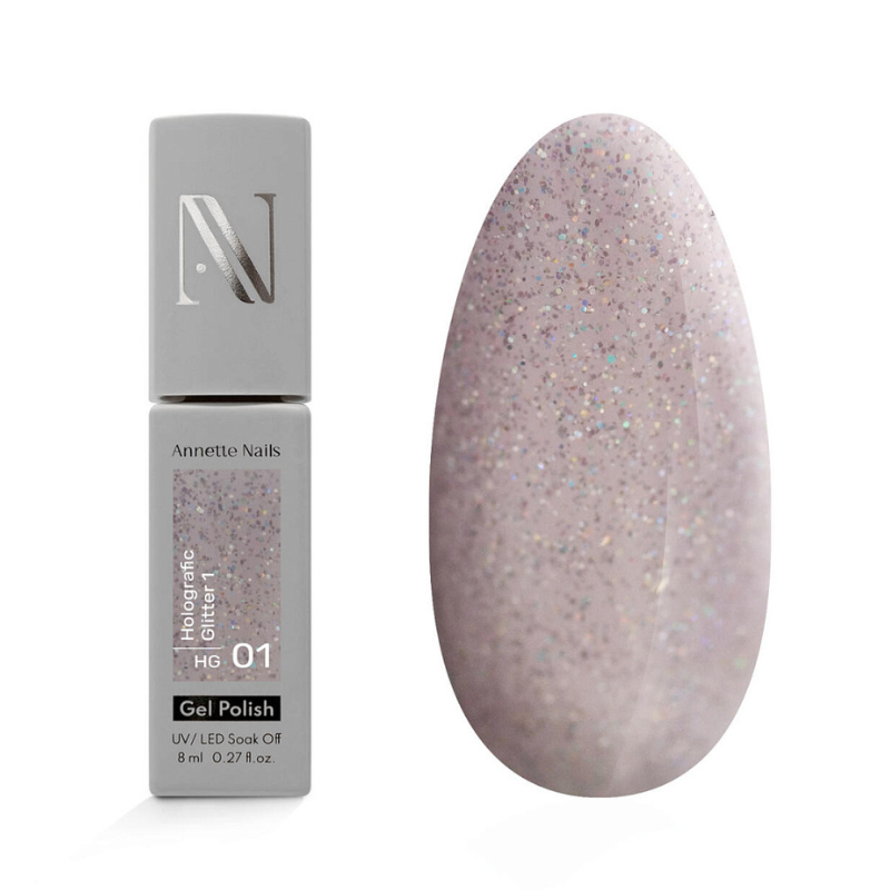 Annette Gel Polish Holographic glitter HG-01