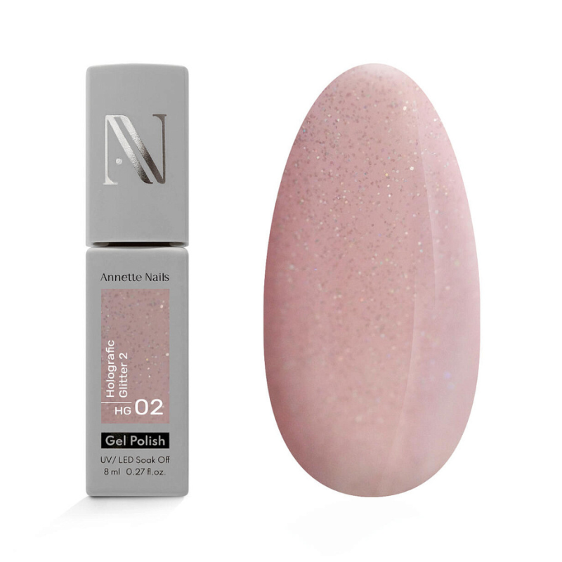 Annette Gel Polish Holographic glitter HG-02