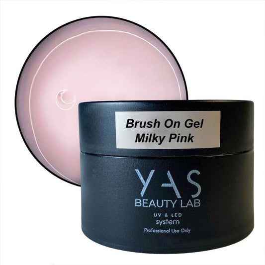 YAS Brush On Gel Milky Pink 15 gr Extension Base