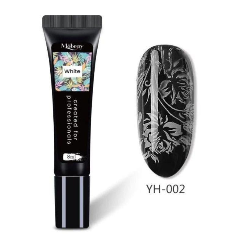 Mobray Nail Stamping Gel WHITE - 002