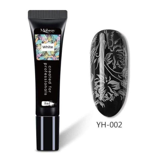 Mobray Nail Stamping Gel WHITE - 002