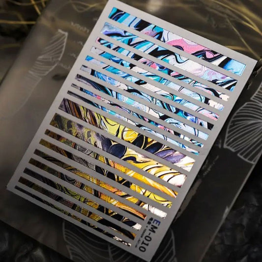 5D Holographic Nail Art Stickers-EM010