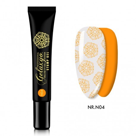GELAXYO STAMP GEL Orange Neon 04
