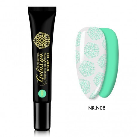 GELAXYO STAMP GEL Blue Neon 08
