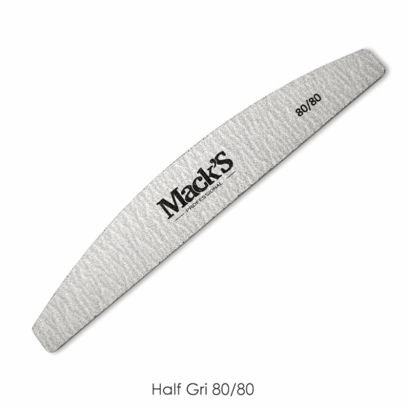 Macks Nail file half moon 80/80