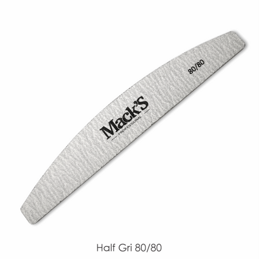 Macks Nail file half moon 80/80