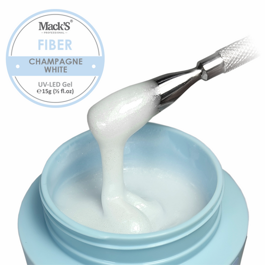 Macks Fiber Champagne White 15g