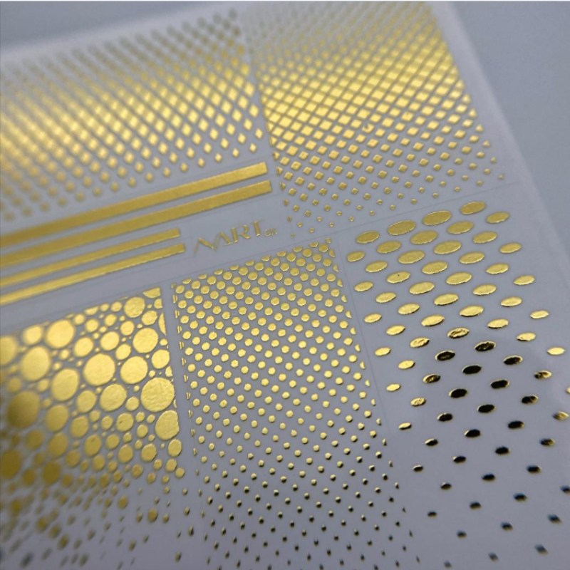 NARTex Water Decal for pedicure small - Gold 0077