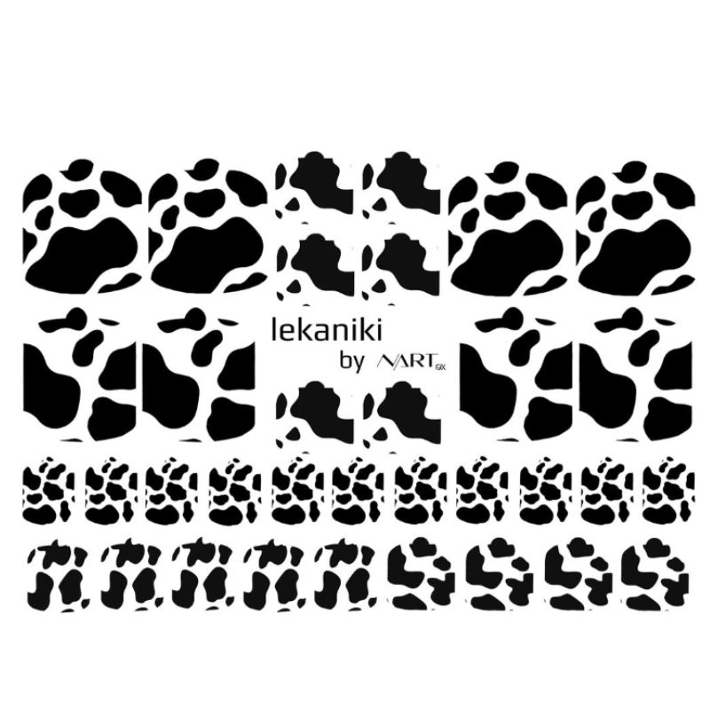 NARTex Wrap for pedicure Dalmatian print 0166