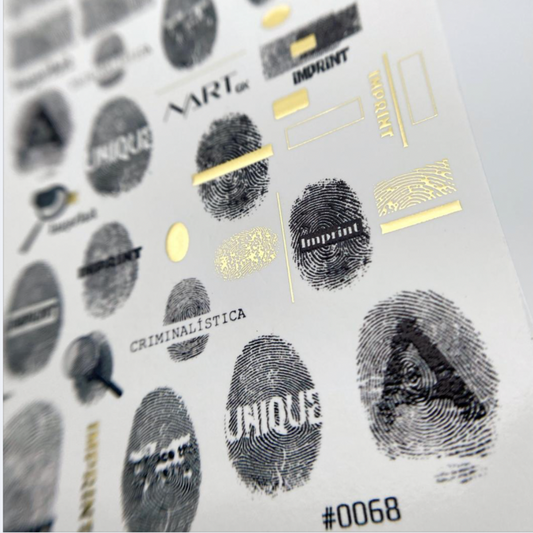 NARTex Water Decal for manicure 0068