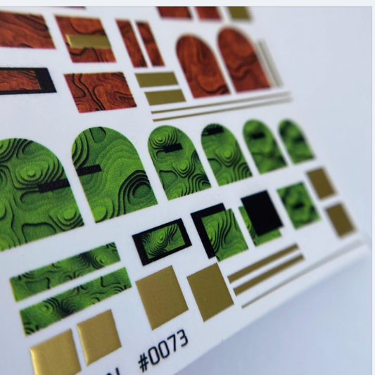 NARTex Water Decal for manicure 0073
