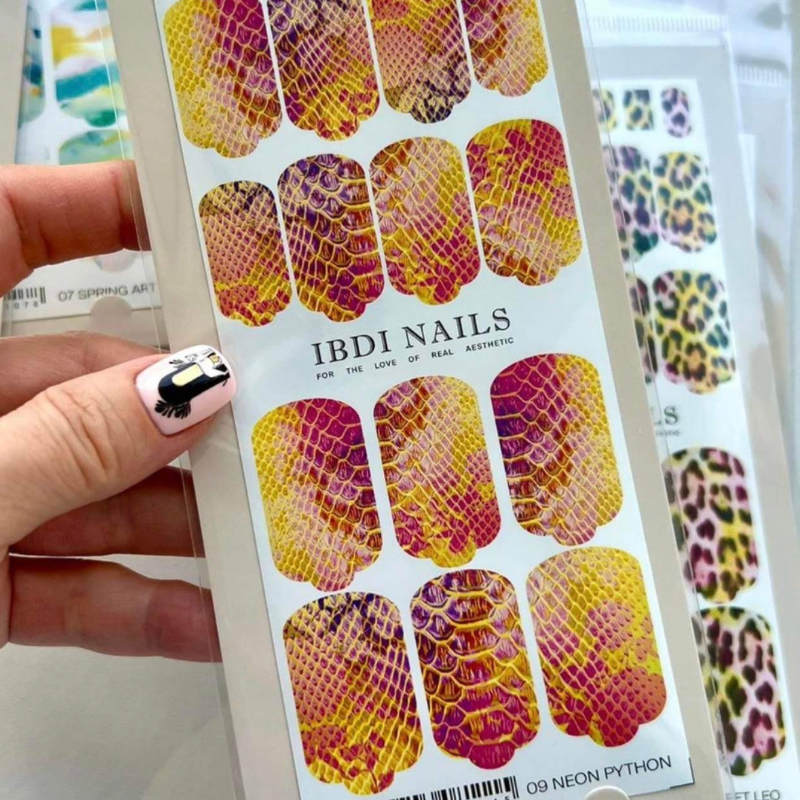 IBDI Nail Wrap-09 NEON PYTHON