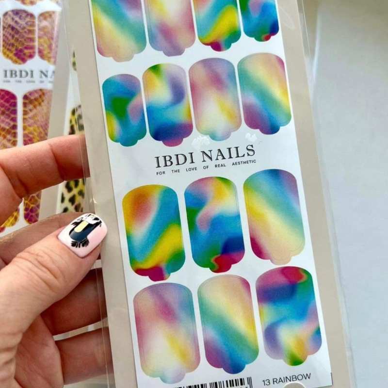IBDI Nail Wrap-13 RAINBOW