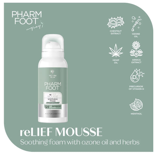 Pharm Foot reLIEF Mousse – Softening Foam 105ml
