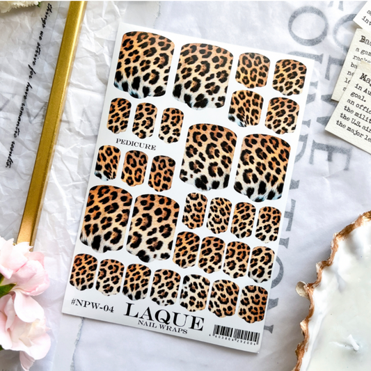 Laque Nail Wraps Pedicure NPW04