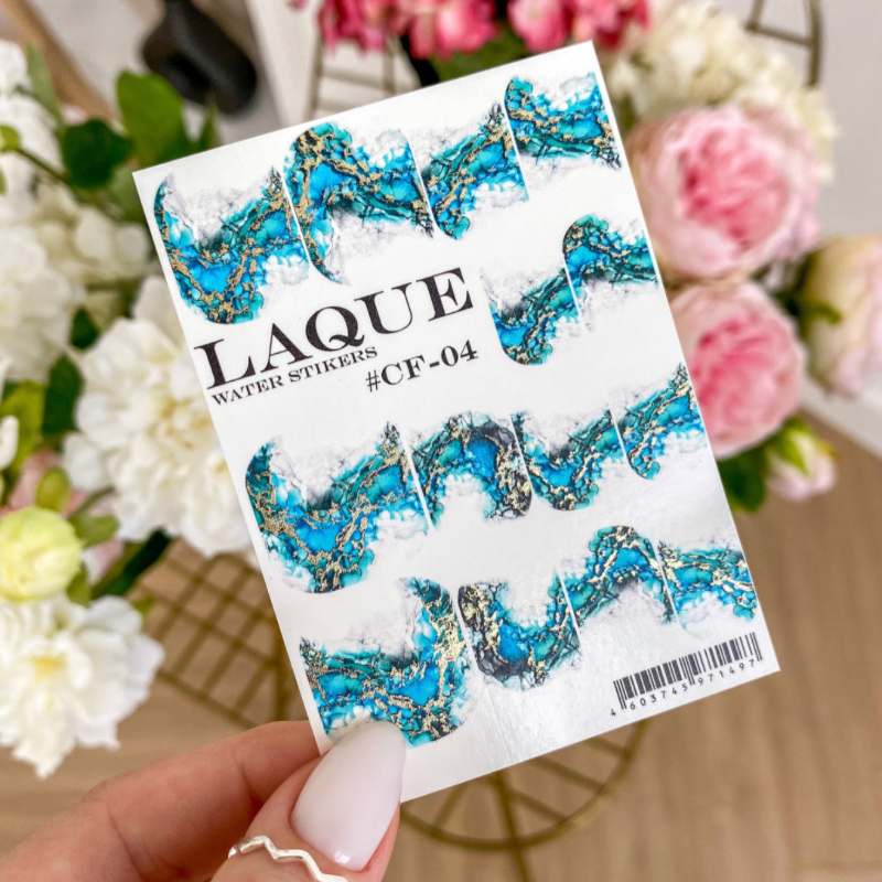 Laque Water Stickers CF-04 (BLUE)