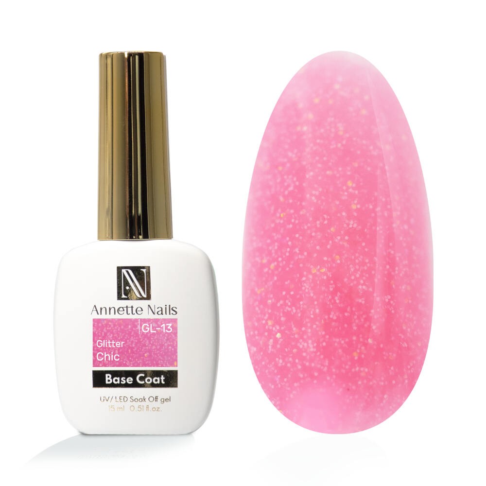 Annette Rubber Base Glitter Chic GL-13