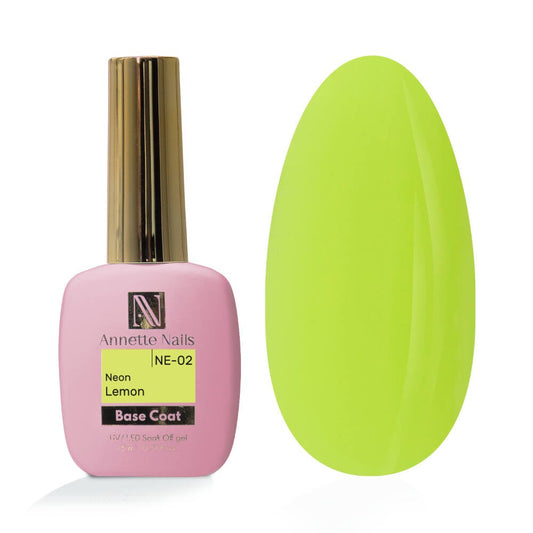Annette Rubber Base Neon Lemon NE-02
