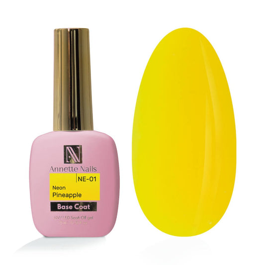 Annette Rubber Base Neon Pineapple NE-01