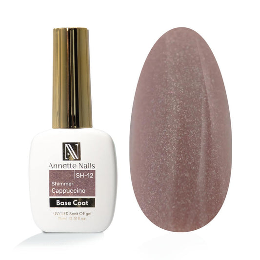 Annette Rubber Base Shimmer Cappuccino SH-12
