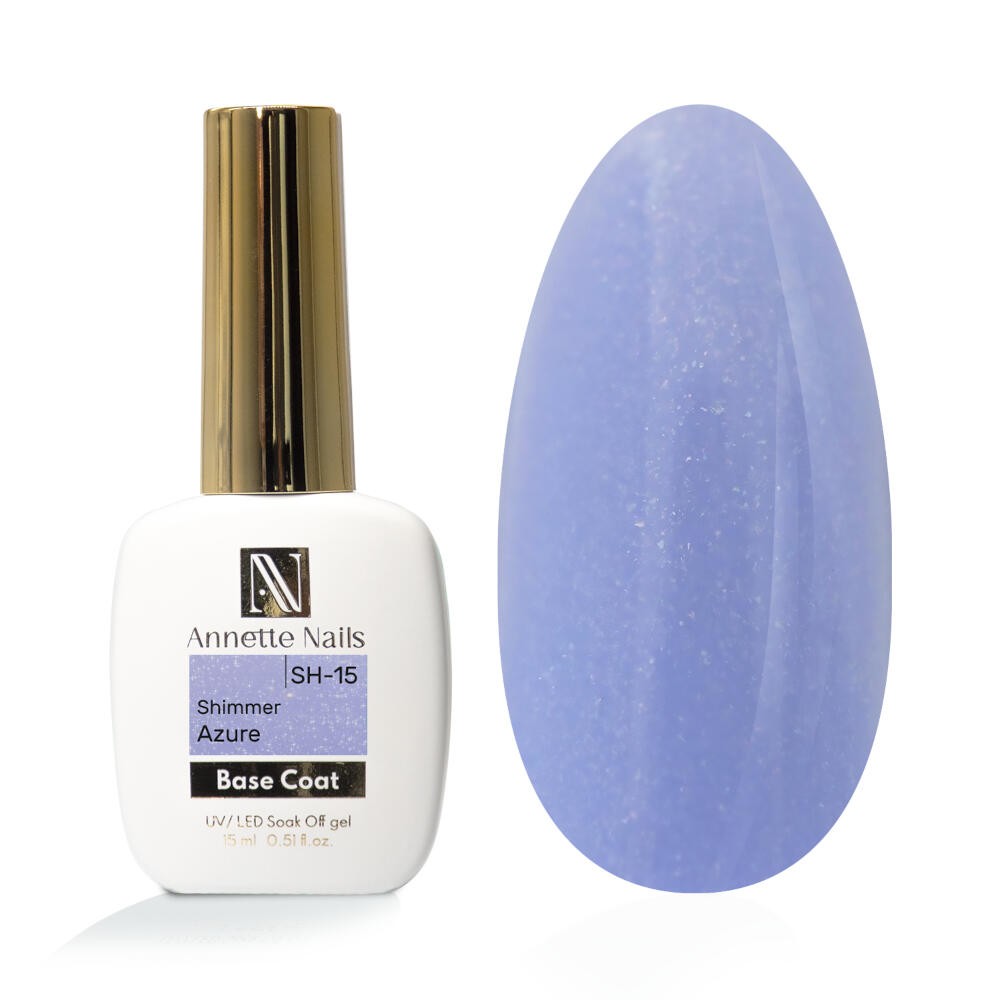 Annette Rubber Base Shimmer Azure SH-15