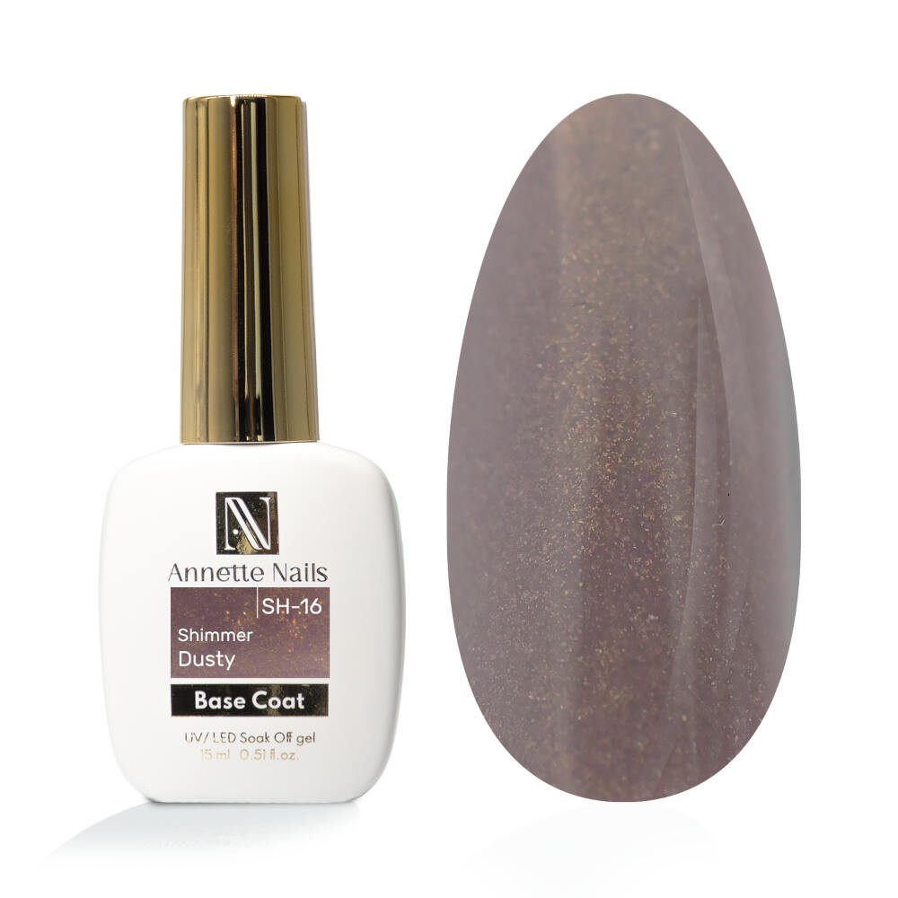 Annette Rubber Base Shimmer Dusty SH-16