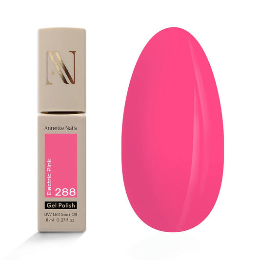 Annette Gel Polish Neon Party Electric Pink 288