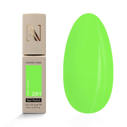 Annette Gel Polish Neon Party Kelly Green 281