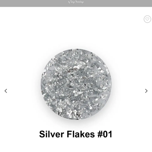 TP Silver Flakes top coat 1, 12 ml