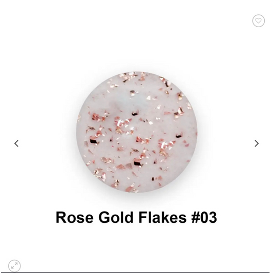 TP Top coat Rose Gold Flakes 12 ml