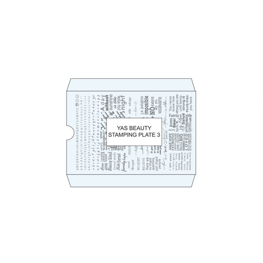 Yas Beauty Stamping Plate 3