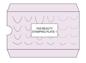 Yas Beauty Stamping Plate 1