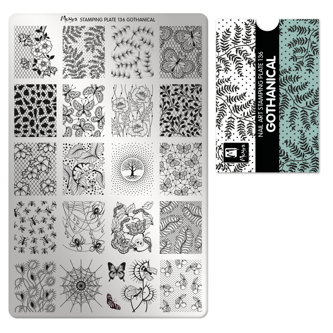 Moyra Stamping Plate 136 Gothanical