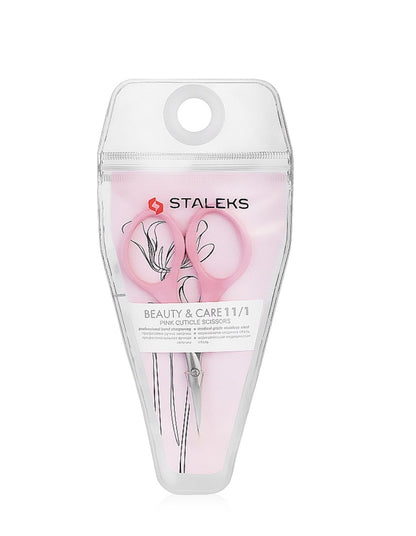 Staleks Pink cuticle scissors BEAUTY & CARE 11 TYPE 1 SBC-11/1
